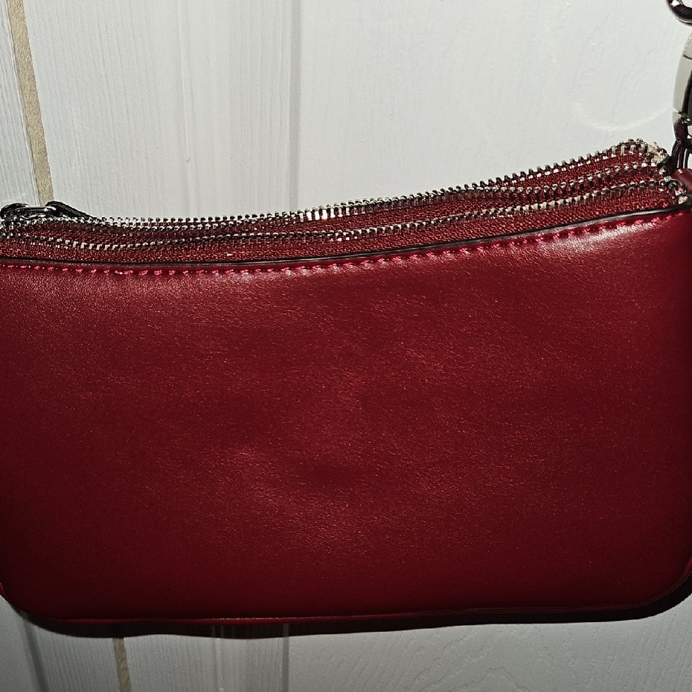 Guess Burgundy/ Red Crossbody Bag - Picture 9 of 9